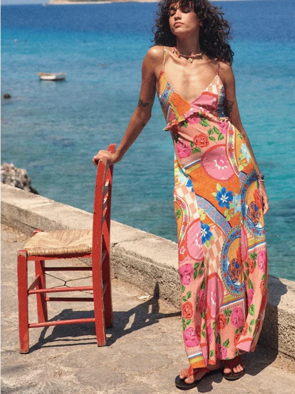 Spell & The Gypsy Aphrodite Maxi Rose NWT - Picture 2 of 5